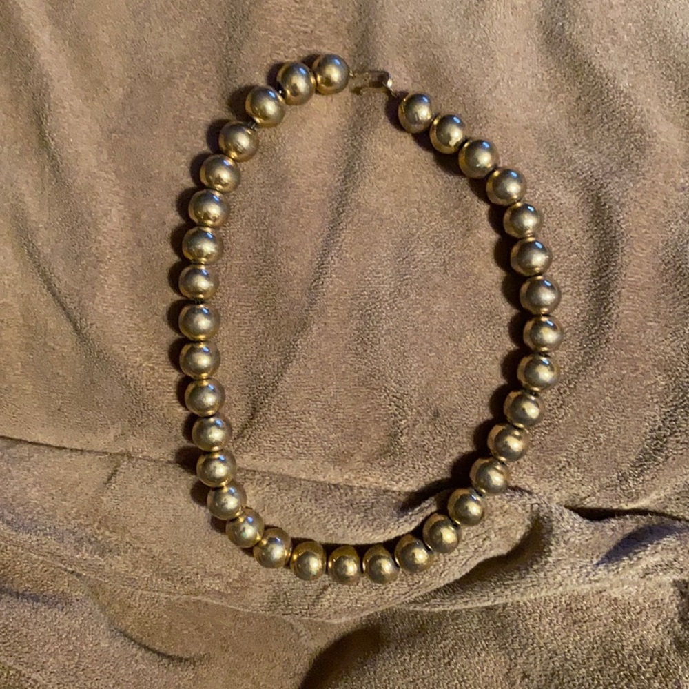 4 for $20 Vintage Gold-Toned Bead Necklace/Choker - Unmarked